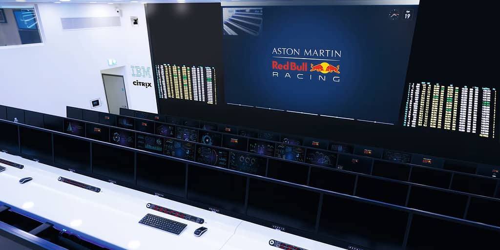 Ops Room AT&T de Red Bull (Crédit photo : Aston Martin Red Bull Racing)