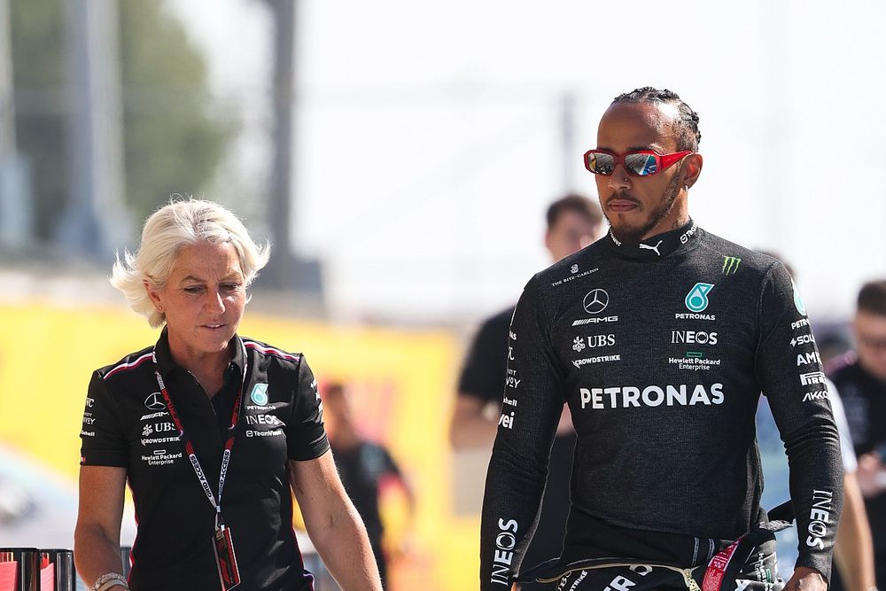 Lewis Hamilton et son ancienne physiothérapeute Angela Cullen