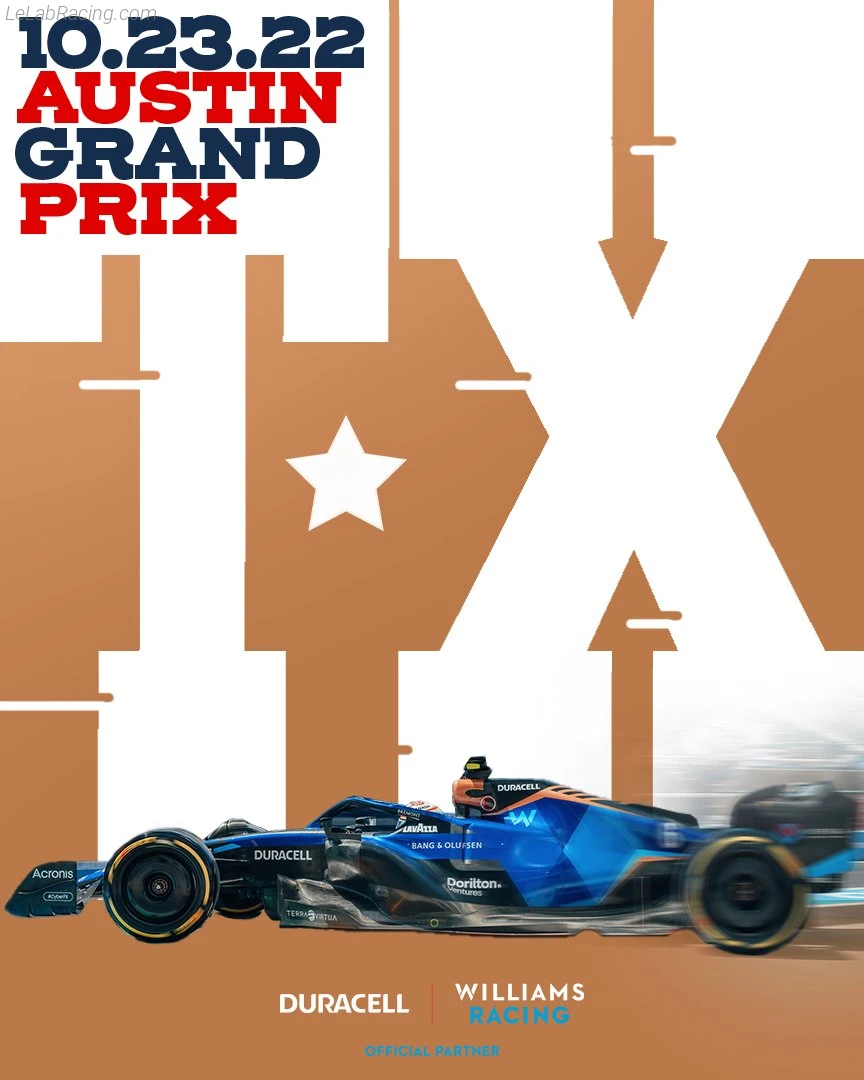 Poster équipe Grand Prix automobile des États-Unis 2022