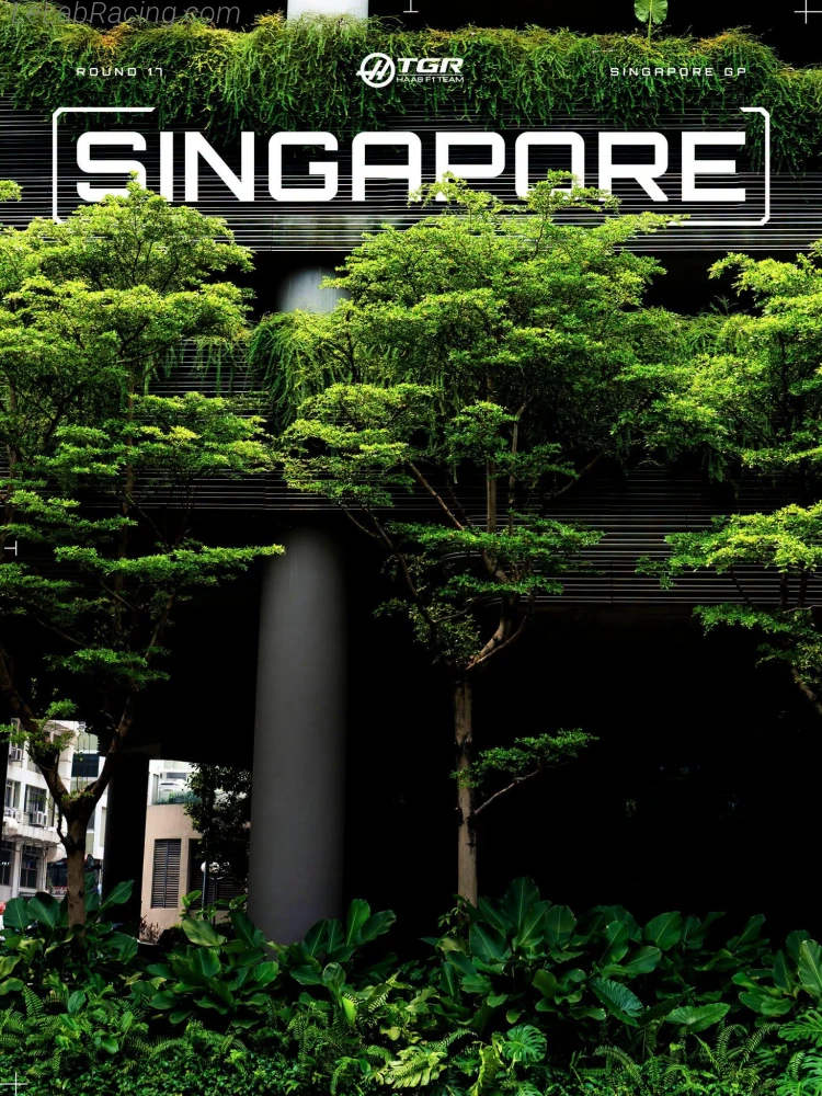 Poster équipe Grand Prix automobile de Singapour 2026