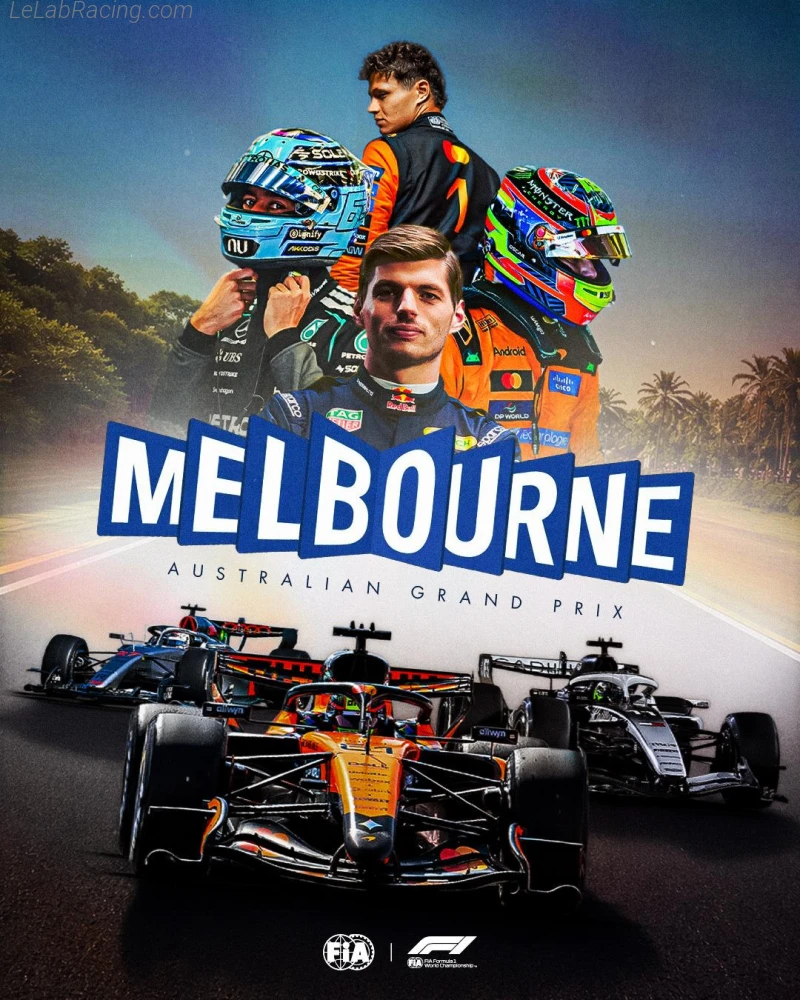 Poster d'un grand prix de la saison de F1 2026