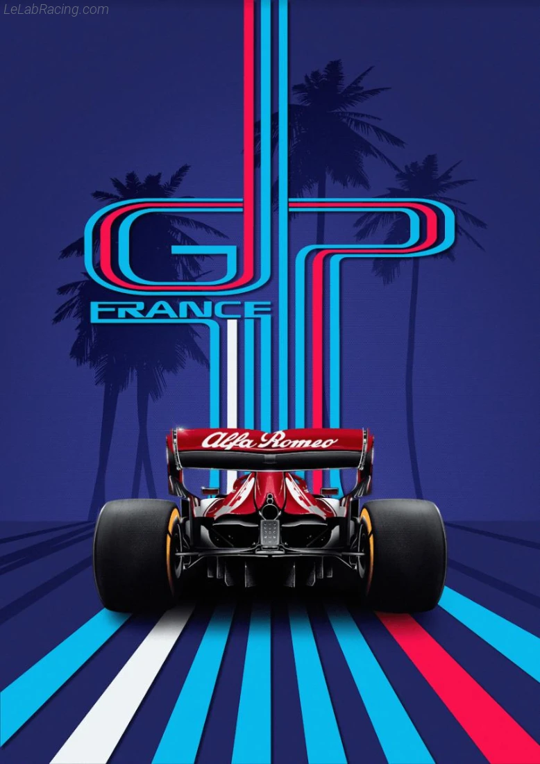 Poster équipe Grand Prix automobile de France 2019