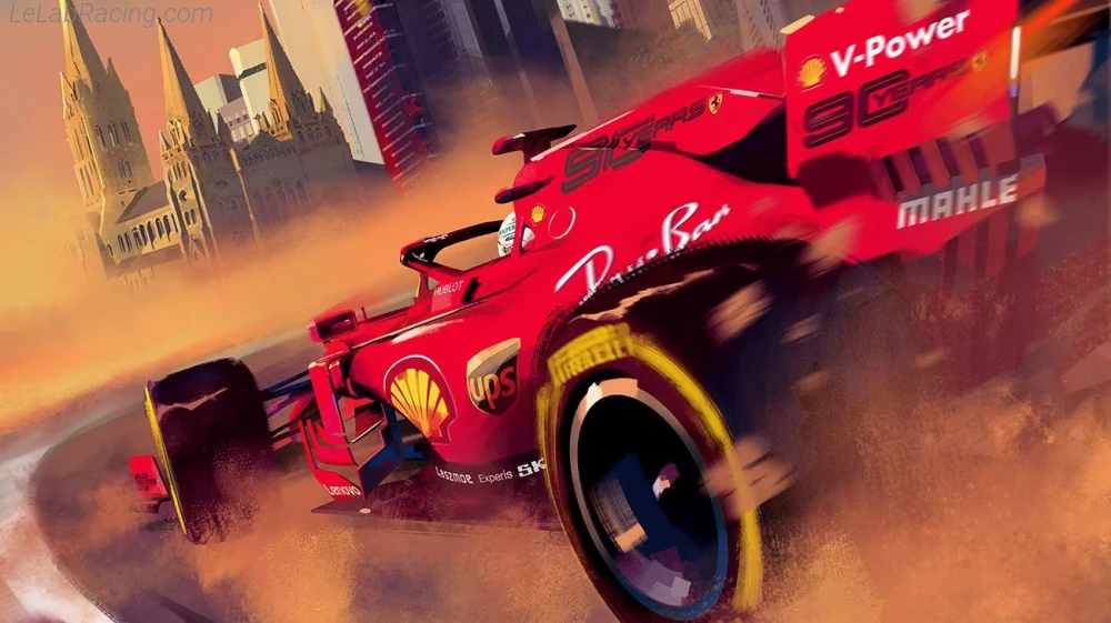Poster équipe Grand Prix automobile d'Australie 2019