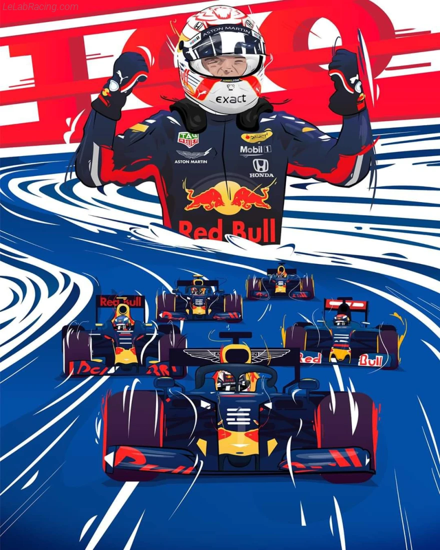 Poster équipe Grand Prix automobile des États-Unis 2019