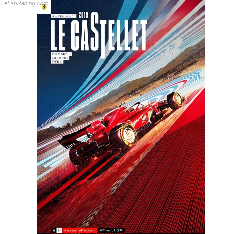 Poster équipe Grand Prix automobile de France 2019