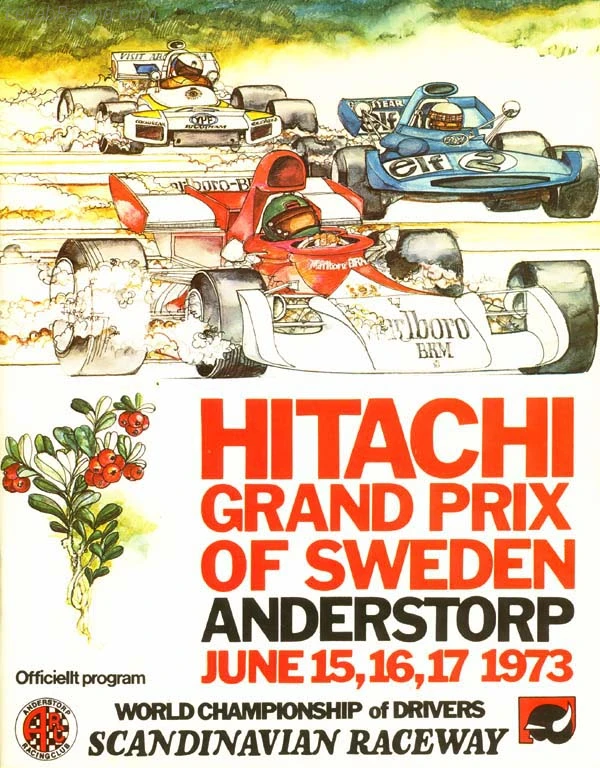 Poster d'un grand prix de la saison de F1 1973