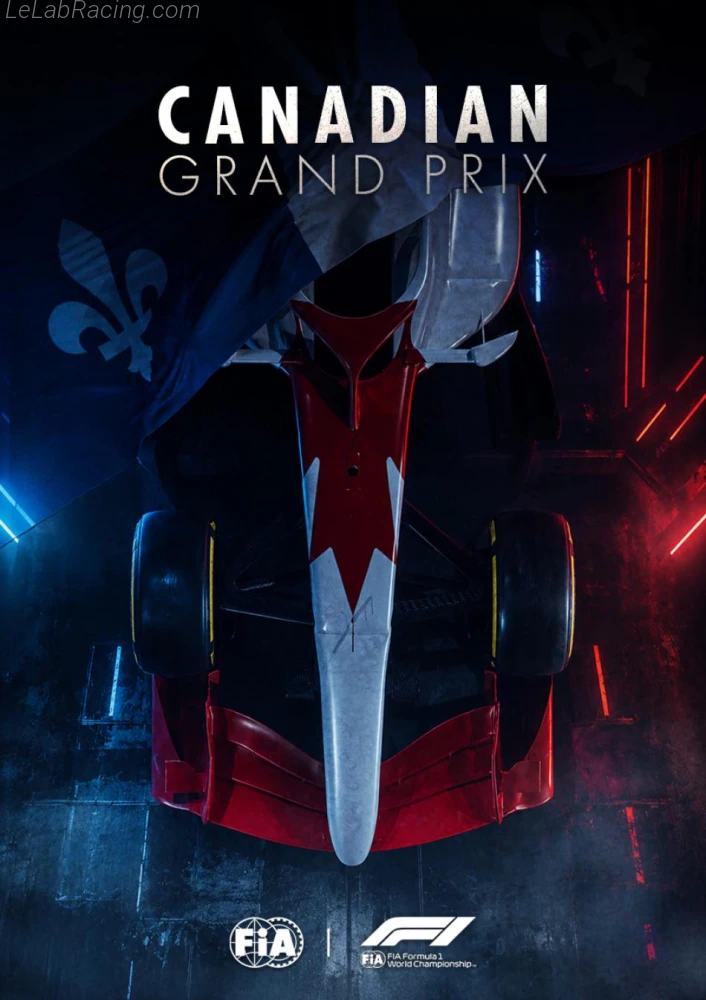 Poster d'un grand prix de la saison de F1 2026