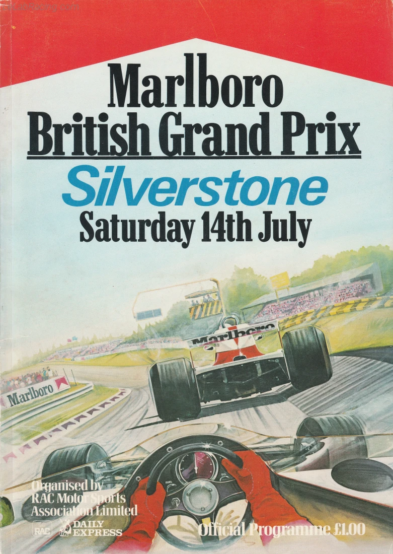 Poster d'un grand prix de la saison de F1 1979