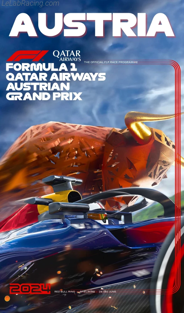 Poster d'un grand prix de la saison de F1 2024