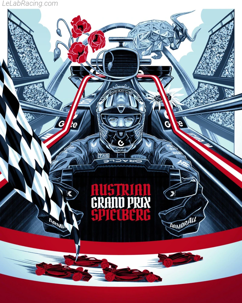 Poster équipe Grand Prix automobile d'Autriche 2025