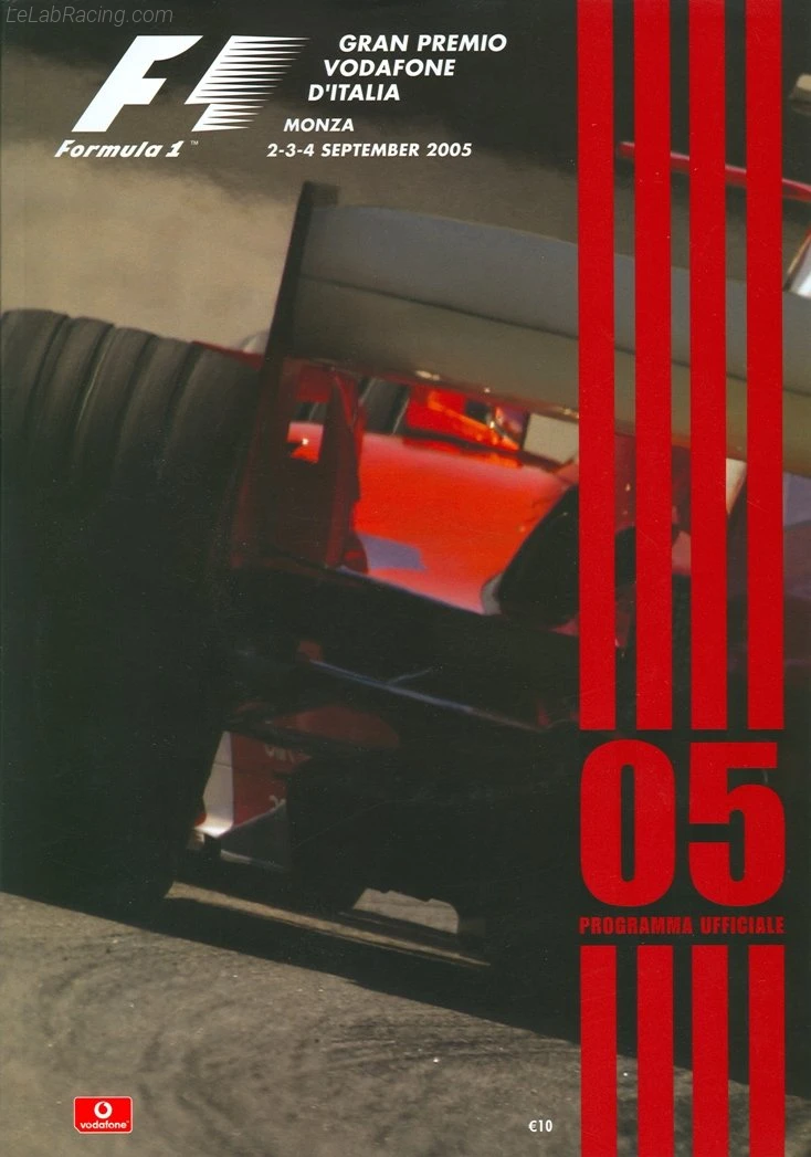 Poster d'un grand prix de la saison de F1 2005