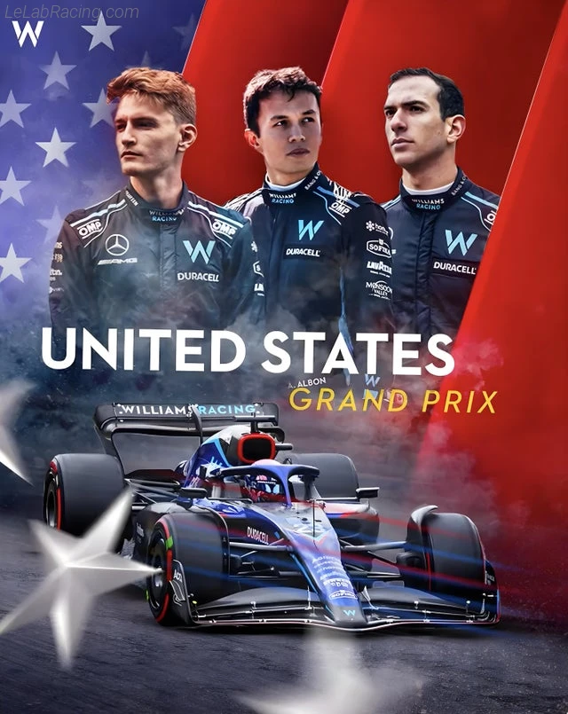 Poster équipe Grand Prix automobile des États-Unis 2022