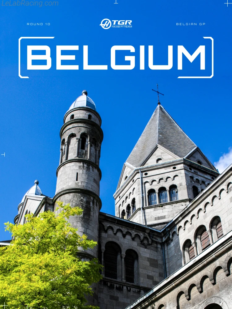 Poster équipe Grand Prix automobile de Belgique 2026
