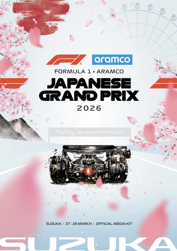 Poster d'un grand prix de la saison de F1 2026