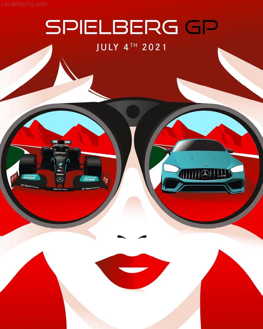 Poster équipe Grand Prix automobile d'Autriche 2021