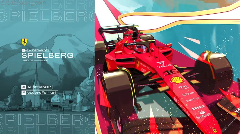 Poster équipe Grand Prix automobile d'Autriche 2022