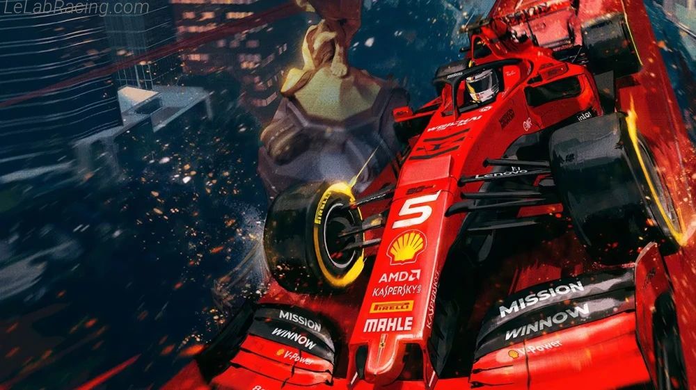 Poster équipe Grand Prix automobile du Mexique 2019