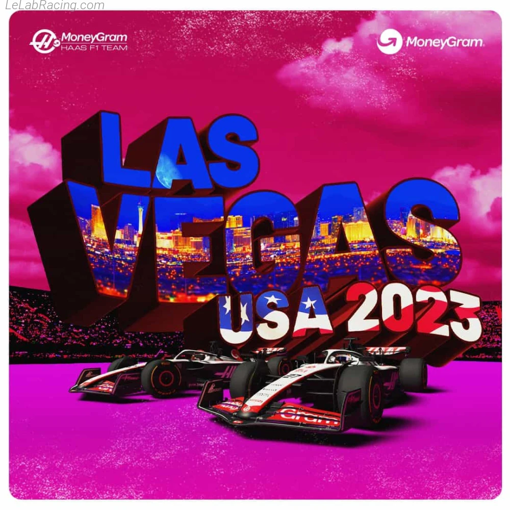 Poster équipe Grand Prix automobile de Las Vegas 2023