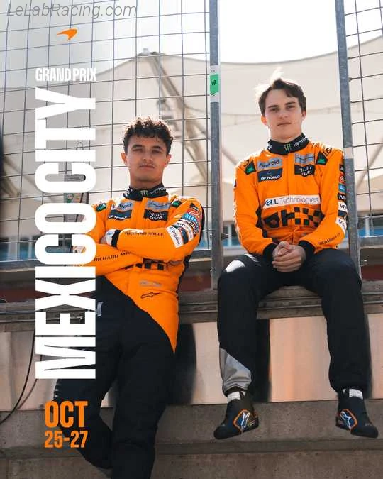 Poster équipe Grand Prix automobile de Mexico 2024
