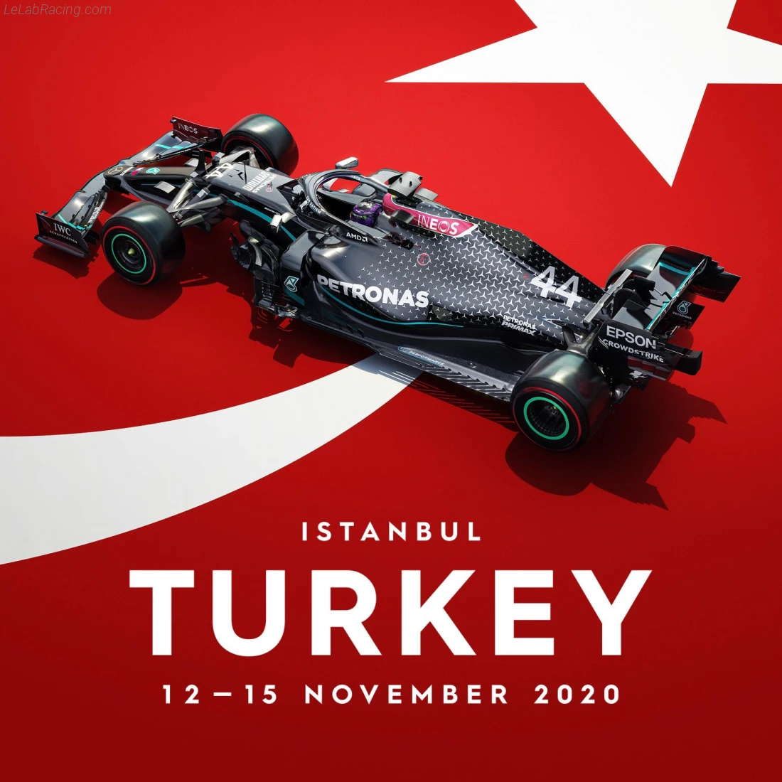 Poster équipe Grand Prix automobile de Turquie 2020