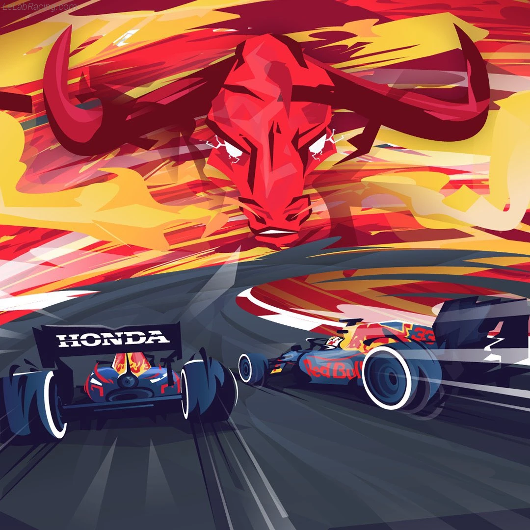 Poster équipe Grand Prix automobile d'Espagne 2021