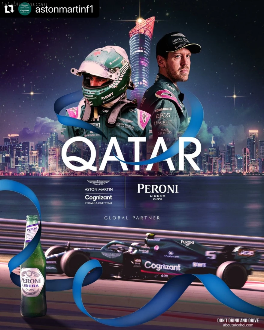 Poster équipe Grand Prix automobile du Qatar 2021