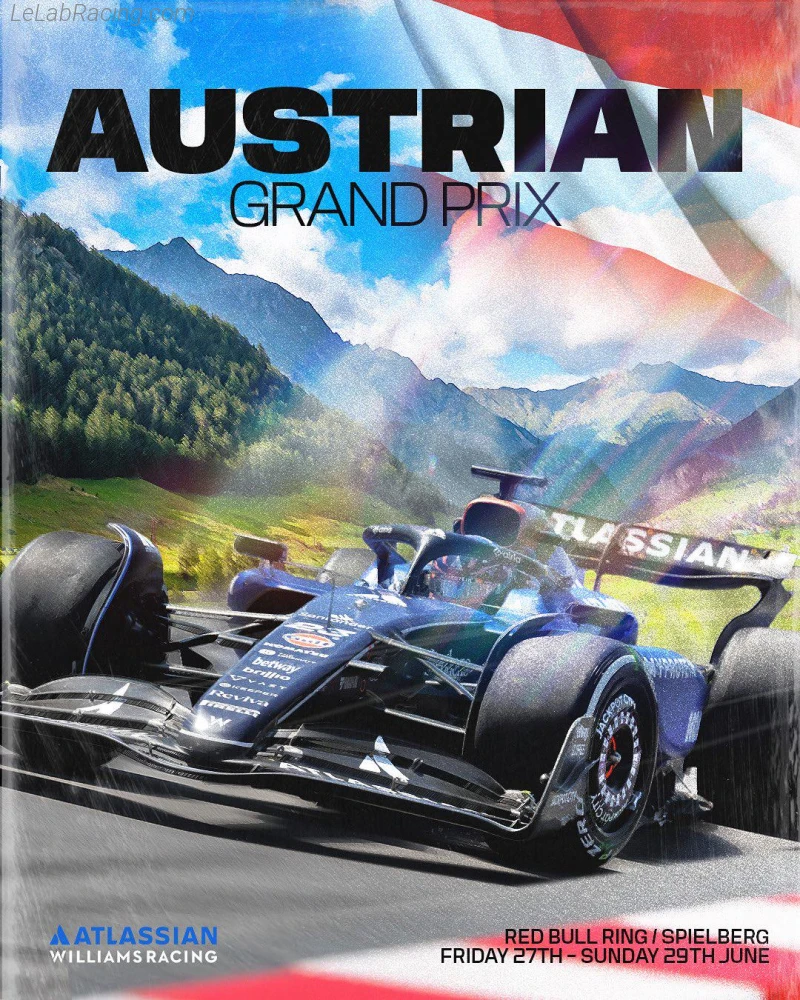 Poster équipe Grand Prix automobile d'Autriche 2025