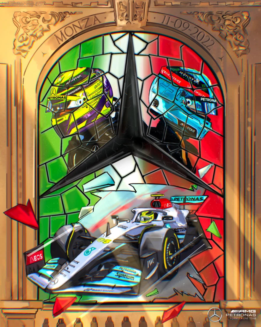 Poster équipe Grand Prix automobile d'Italie 2022