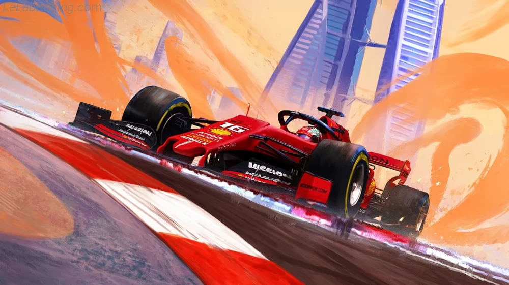 Poster équipe Grand Prix automobile de Bahreïn 2019
