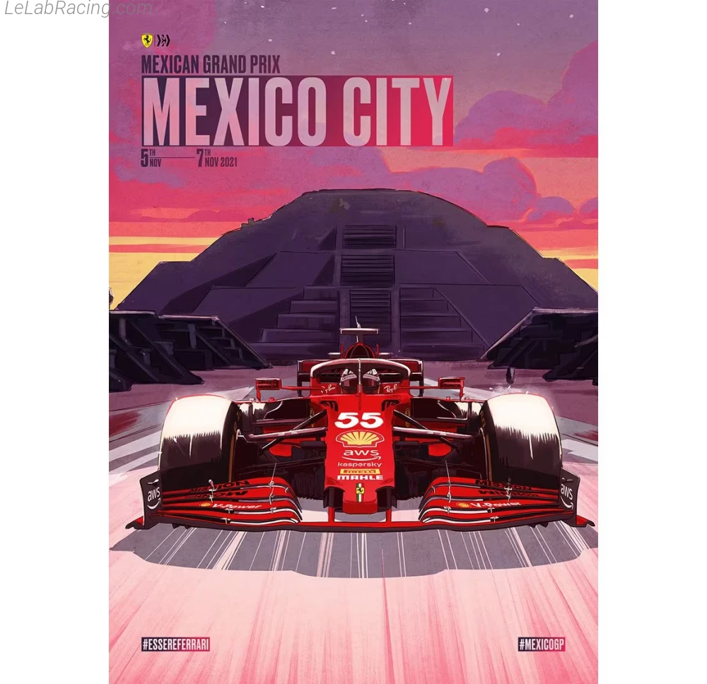 Poster équipe Mexico City Grand Prix
