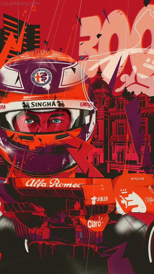Poster équipe Grand Prix automobile de Monaco 2019