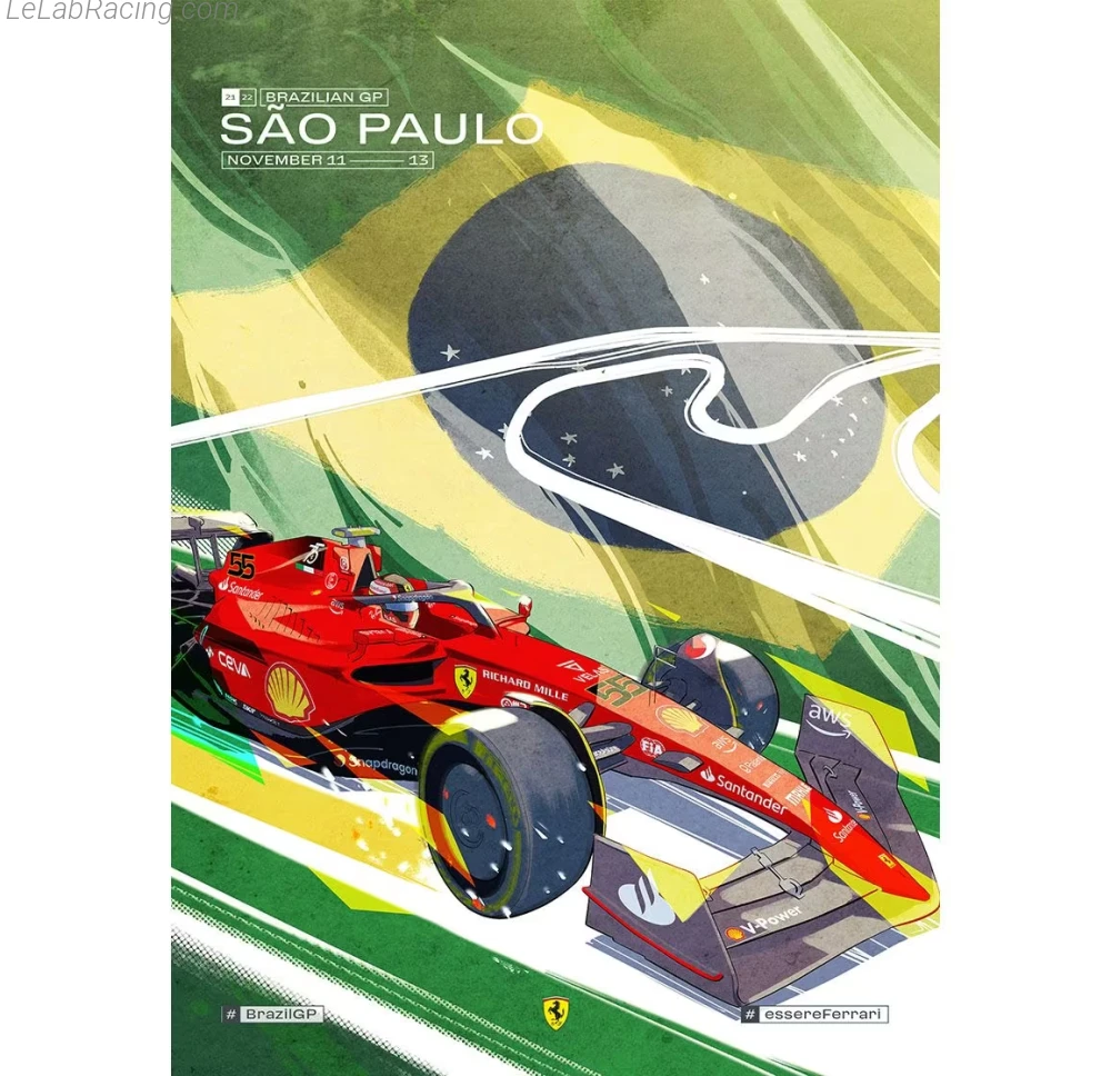 Poster équipe São Paulo Grand Prix