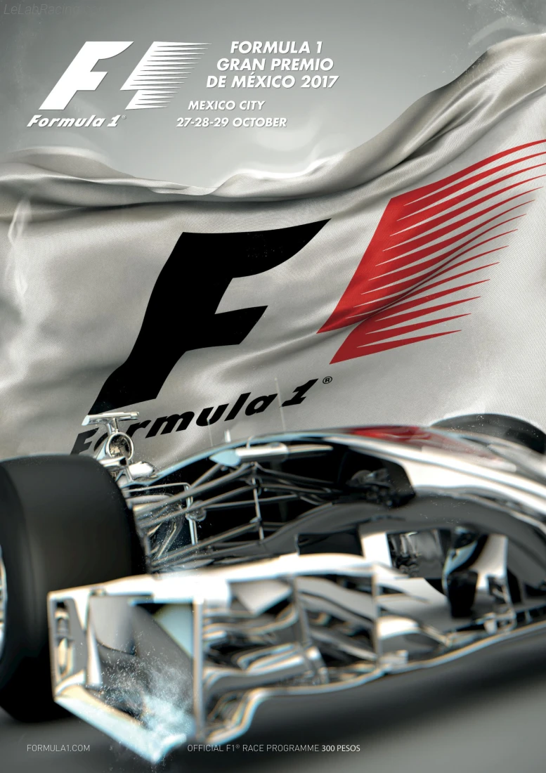 Poster d'un grand prix de la saison de F1 2017