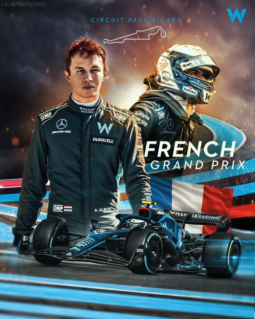 Poster équipe Grand Prix automobile de France 2022