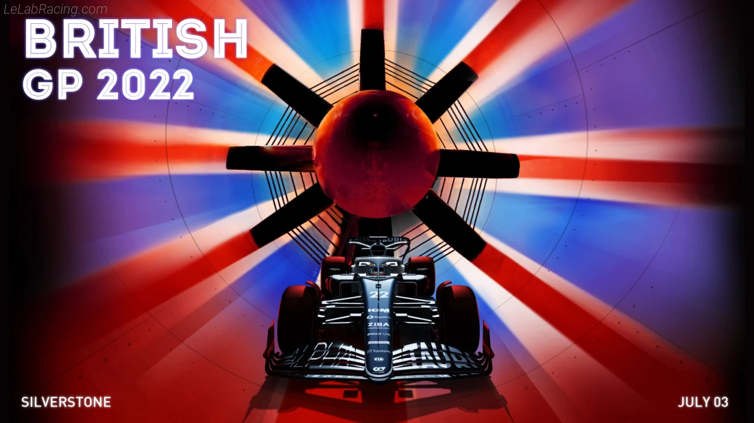 Poster équipe Grand Prix automobile de Grande-Bretagne 2022