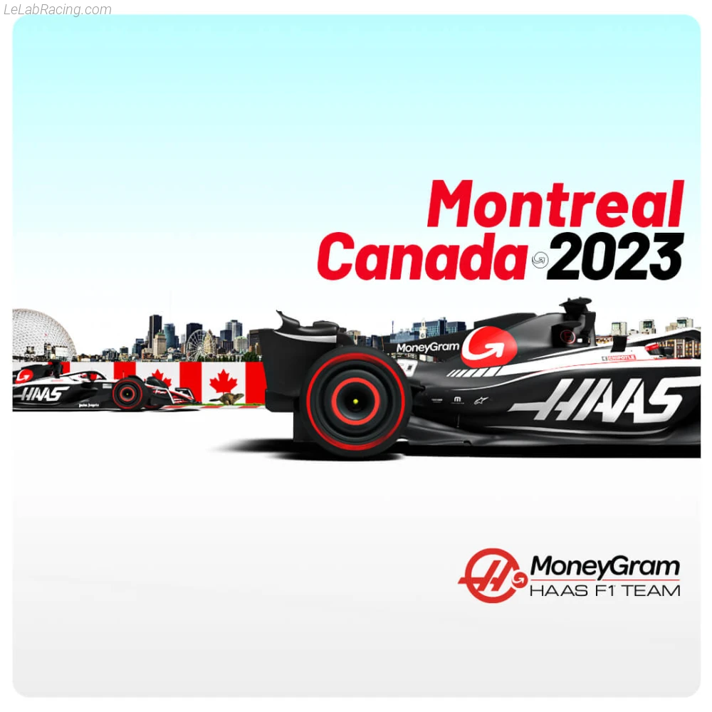 Poster équipe Grand Prix automobile du Canada 2023