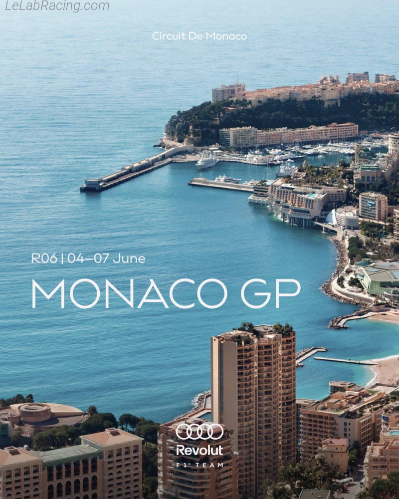 Poster équipe Grand Prix automobile de Monaco 2026