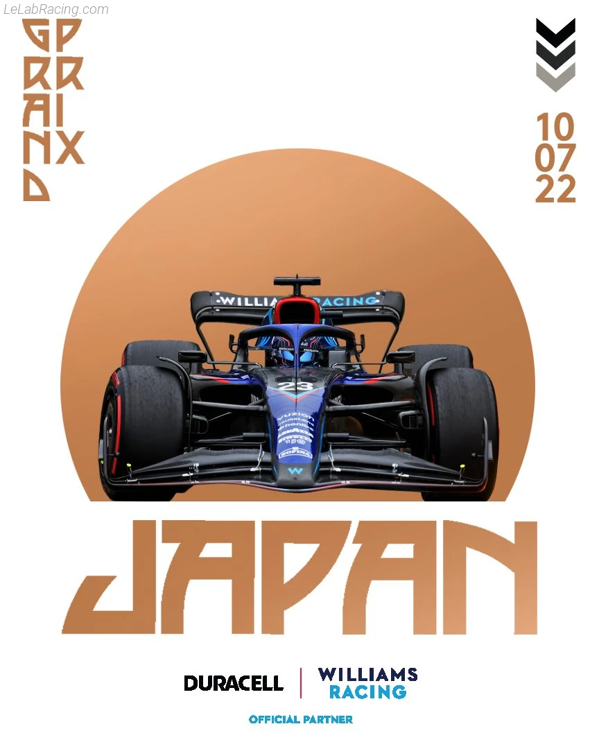 Poster équipe Grand Prix automobile du Japon 2022