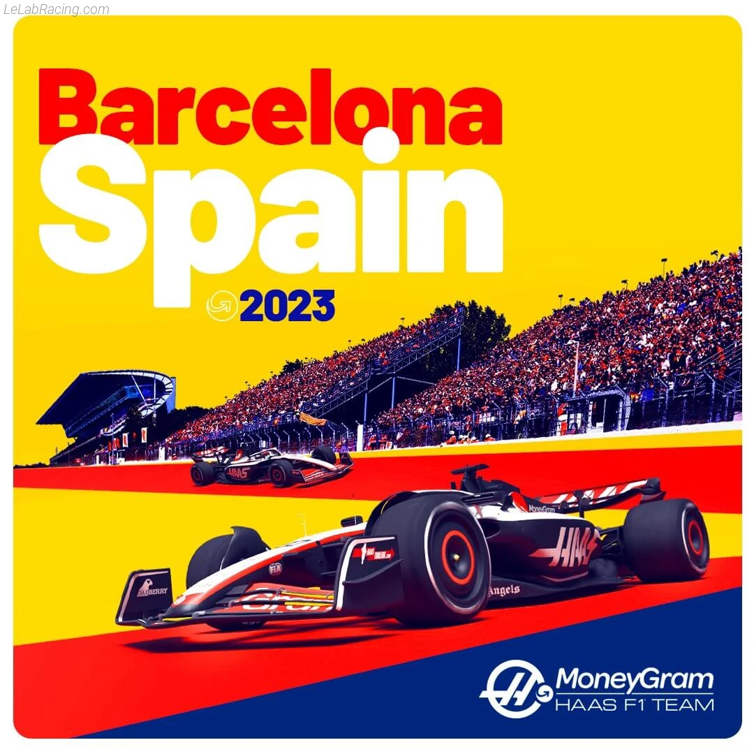 Poster équipe Grand Prix automobile d'Espagne 2023