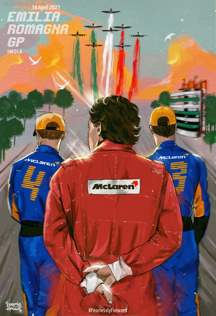 Poster équipe Grand Prix automobile d'Italie 2021