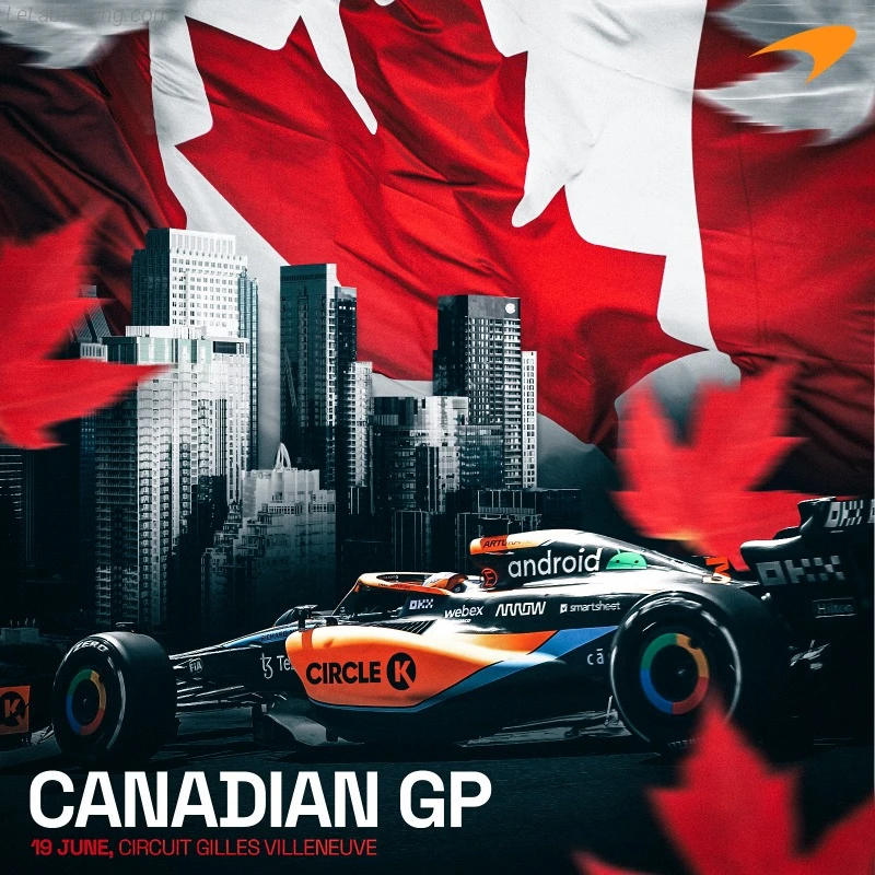 Poster équipe Grand Prix automobile du Canada 2022