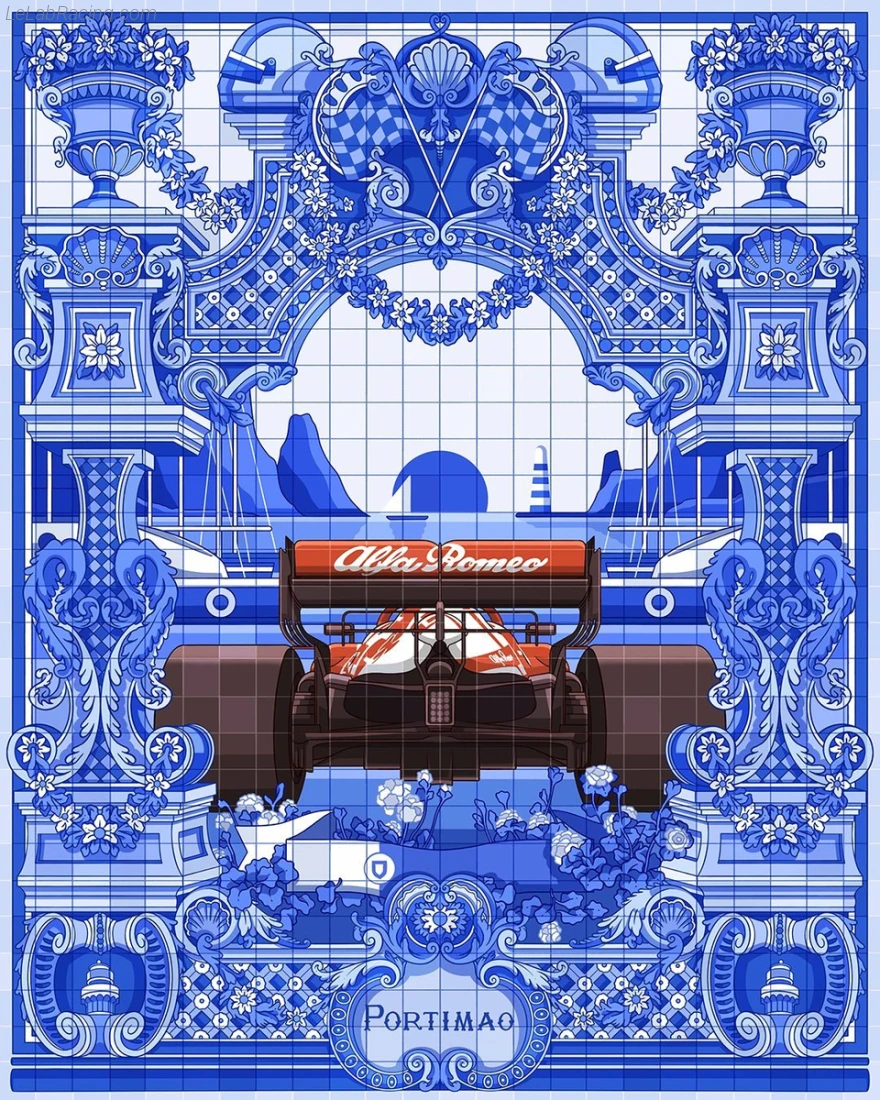 Poster équipe Grand Prix automobile du Portugal 2021