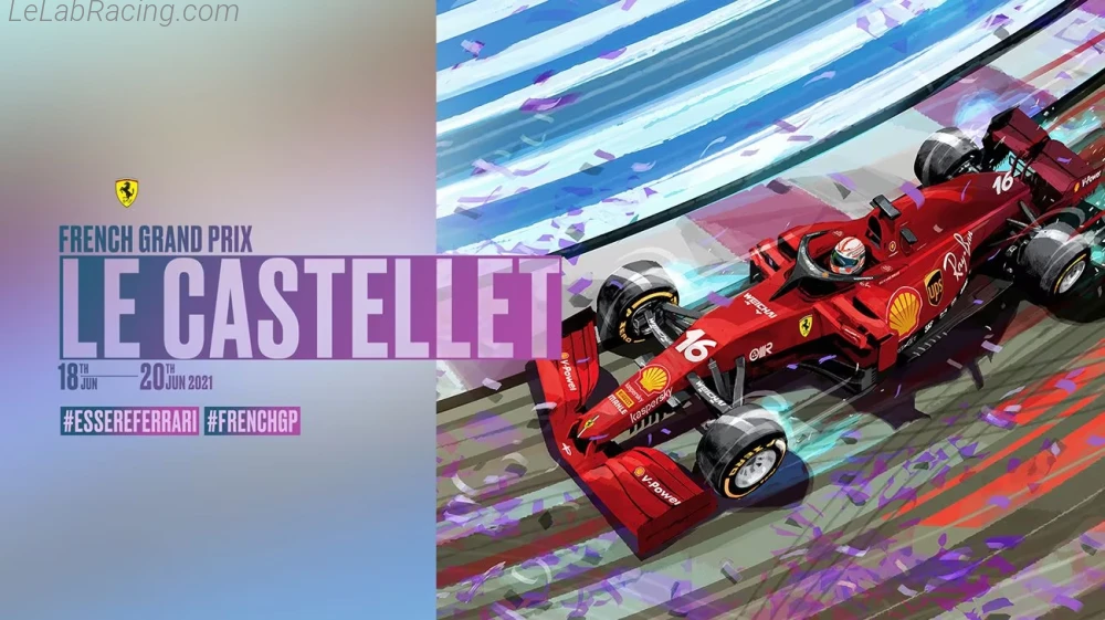 Poster équipe Grand Prix automobile de France 2021