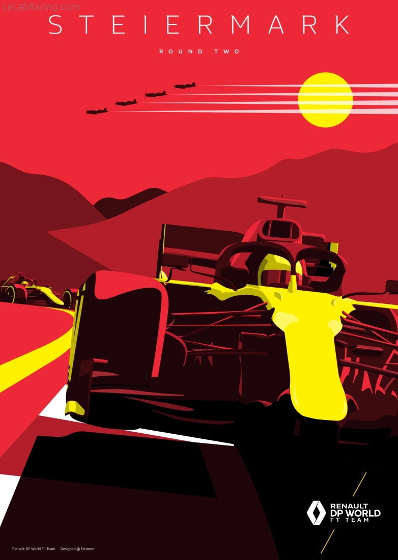Poster équipe Grand Prix automobile de Styrie 2020