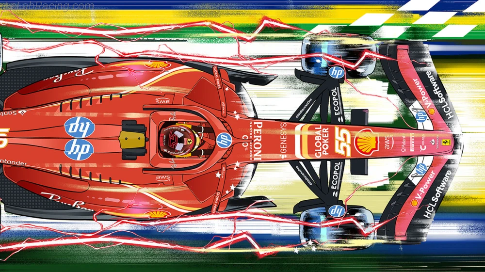 Poster équipe Grand Prix automobile de São Paulo 2024
