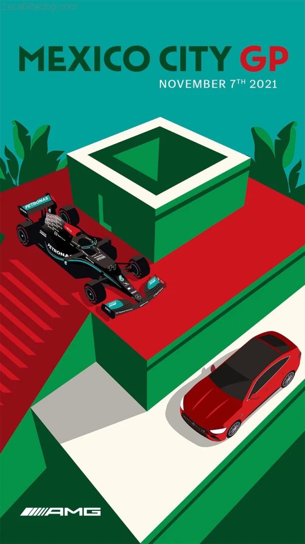 Poster équipe Mexico City Grand Prix