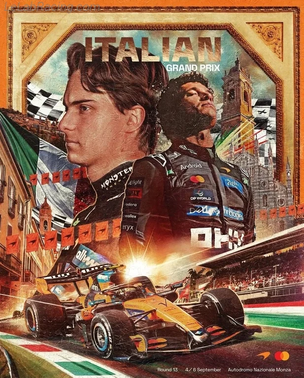 Poster équipe Grand Prix automobile d'Italie 2026