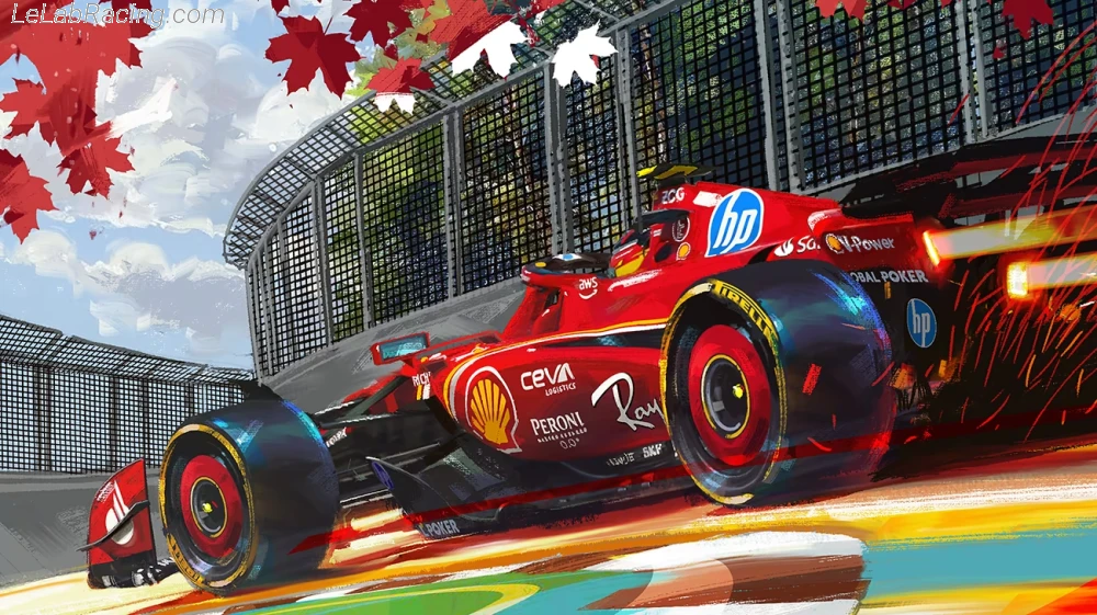 Poster équipe Grand Prix automobile du Canada 2024