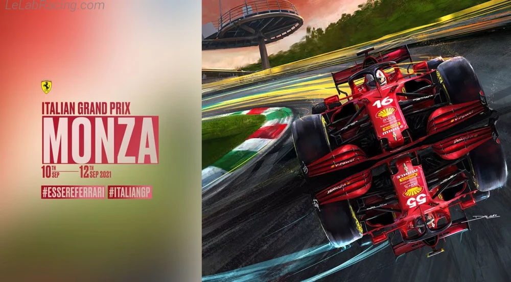 Poster équipe Grand Prix automobile d'Italie 2021