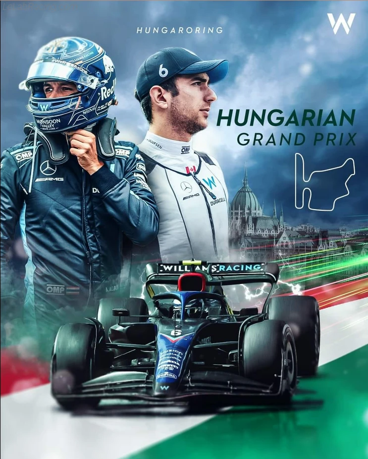 Poster équipe Grand Prix automobile de Hongrie 2022